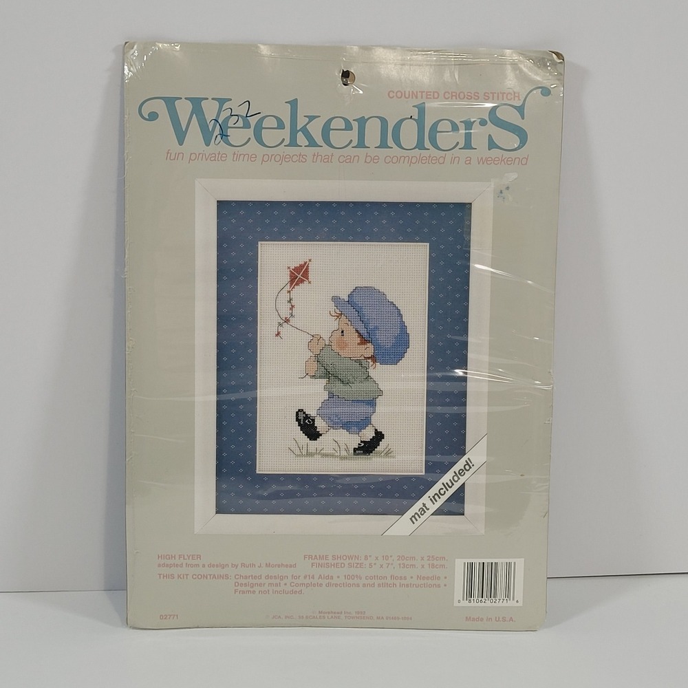Weekenders High Flyer Counted Cross Stitch Kit 02771 Ruth J Morehead Vintage
